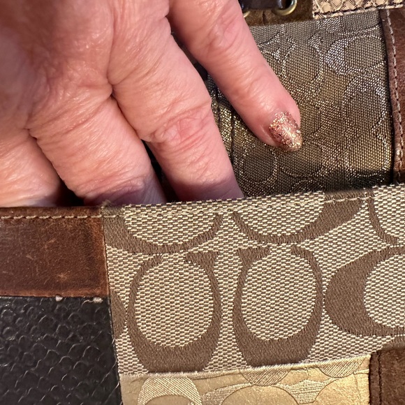 Coach Multicolor Patchwork Shoulder Bag - Picture 9 of 11